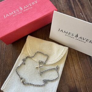James Avery Horizon Sterling cross anklet 10 inch new